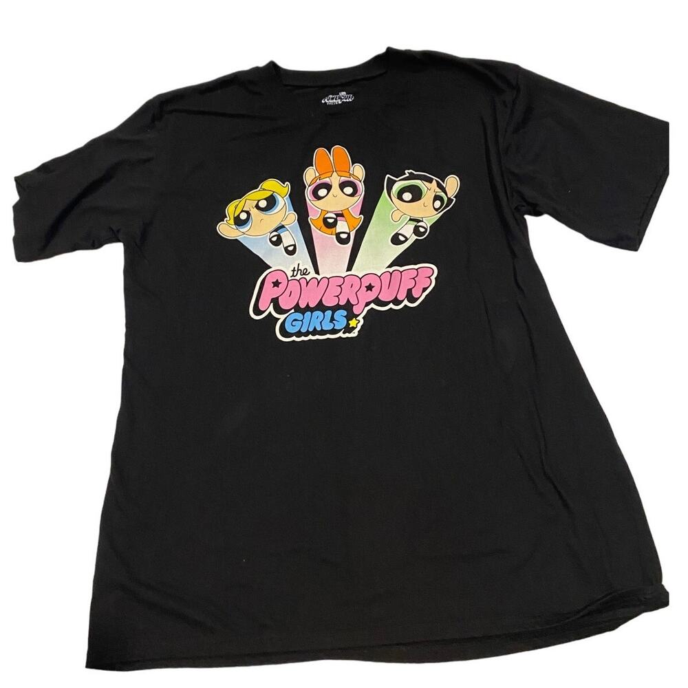 The Powerpuff Girls Women's Black T-shirt Size XL (15/17)